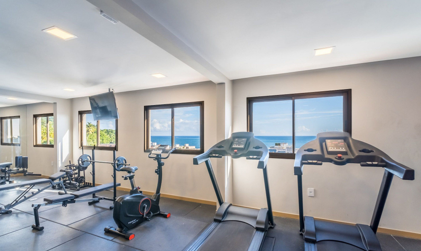 Fitness facility, Apt w/ Grill in Bldg 290m From the sea Hoa0910, Salvador