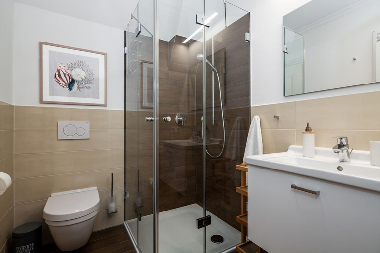 Bathroom, App Kardinal, Rostock