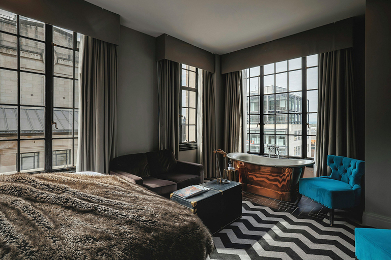 Bedroom 3, The Rex – Formerly Hotel Gotham, Manchester