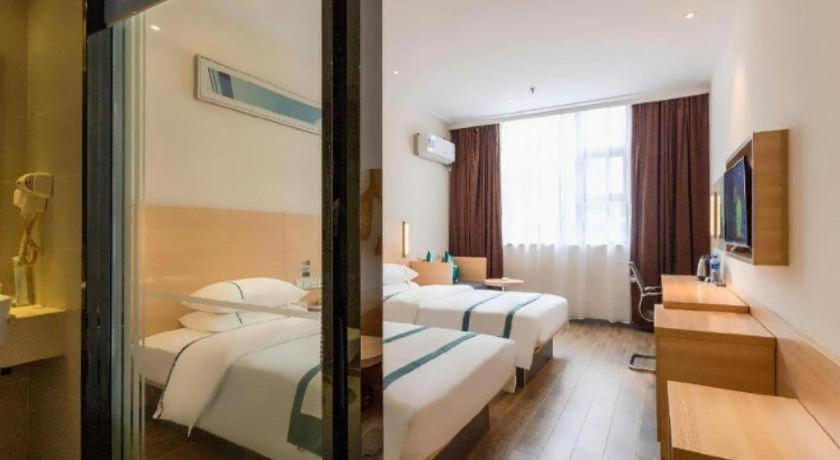 Bedroom 2, City Comfort Inn Wuhan Int Expo Cent Maying Metro, Wuhan