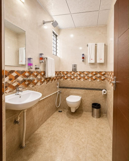 Bathroom, Hotel JM Residency, Bangalore