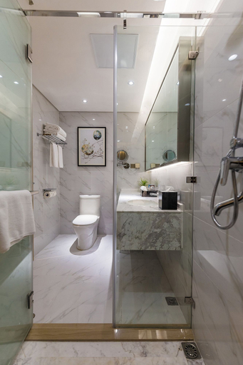 Bathroom 4, Fliport Garden Hotel (Nanjing Lukou Airport Branch), Nanjing