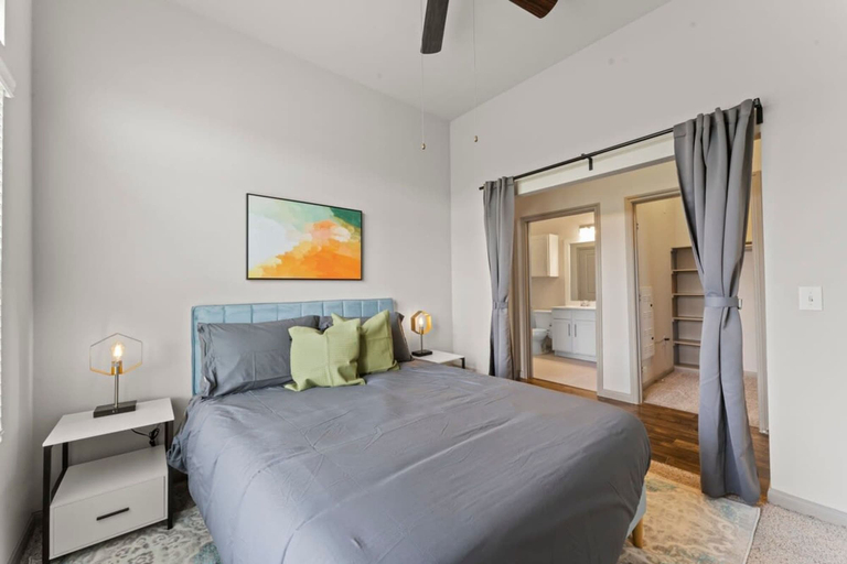 Room 5, Chic 2BR King Suite Fast Wifi 8 min to Downtown, Travis