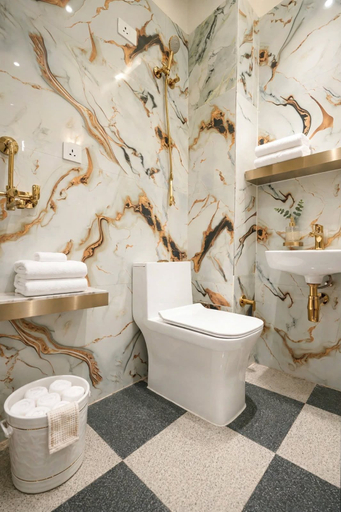 Bathroom 4, Hotel Spark Inn, Mathura