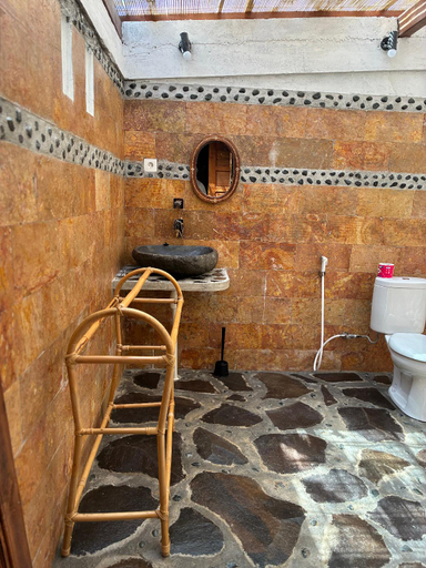 Bathroom 5, Balé Sebaya - Bungalow Café Nature, Lombok