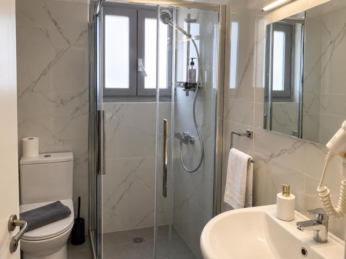 Bathroom, Aegli Hotel, South Aegean