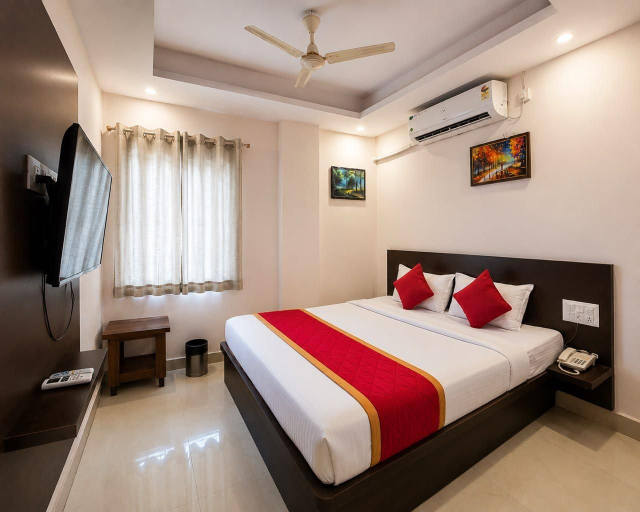 Bedroom 4, Hotel JM Residency, Bangalore