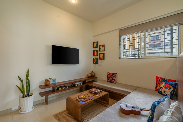Living area 4, LiveAway Pune (Viman Nagar) by PACK, Pune