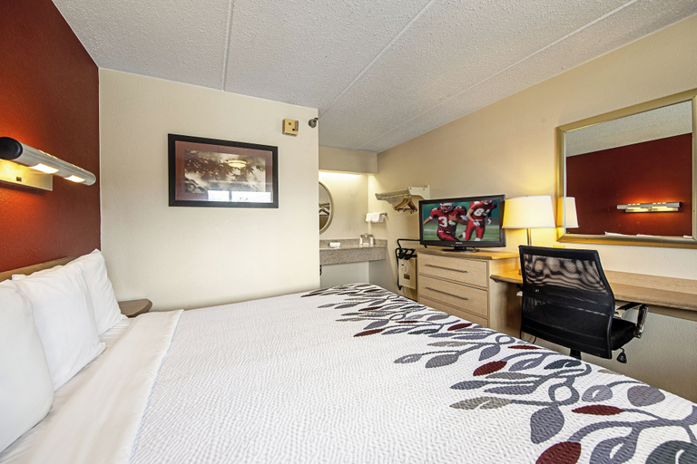 Bedroom 3, Red Roof Inn Boston - Southborough/ Worcester, Worcester