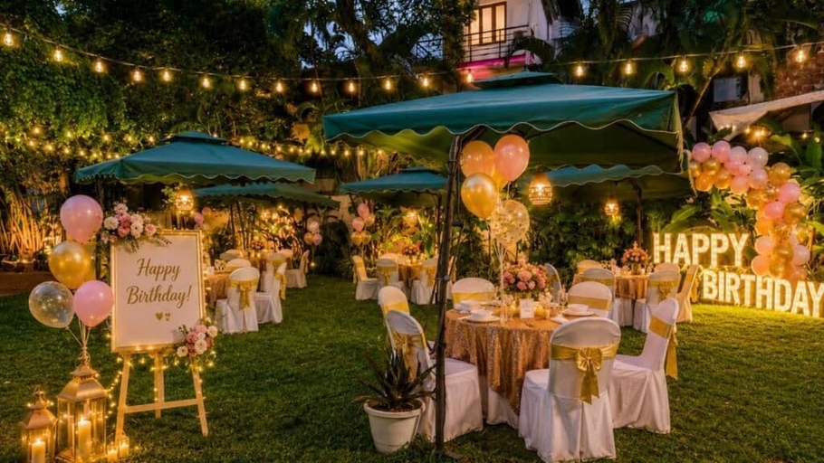 Outdoor banquet area, Amritha Heritage, Thiruvananthapuram