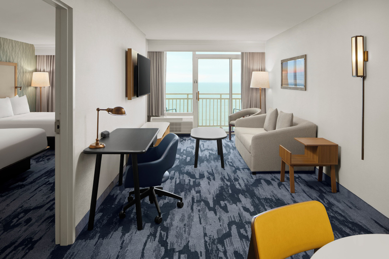 Bedroom 4, Fairfield Inn & Suites by Marriott Virginia Beach Oceanfront, Virginia Beach