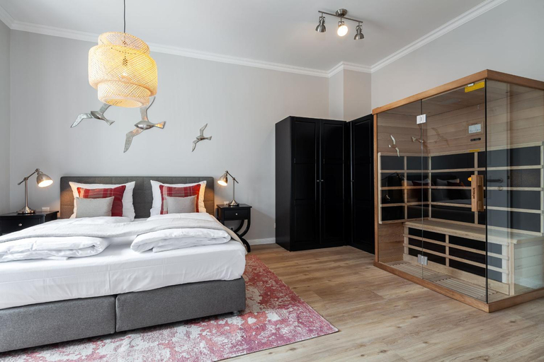 Bedroom, App Osiria, Rostock