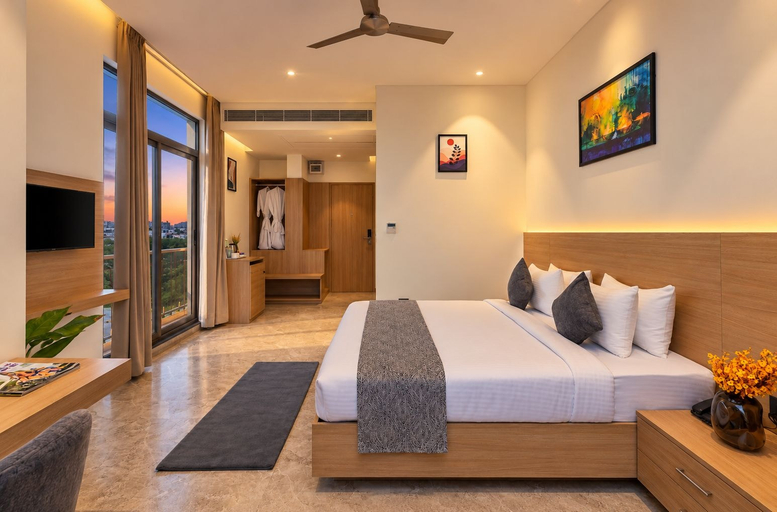 Bedroom 3, 7 Rays Hotel, Udaipur