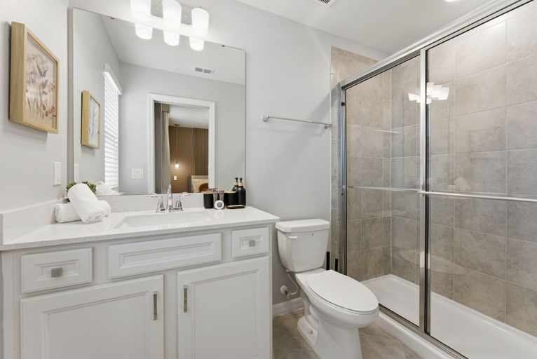 Bathroom 4, Luxury Themed Villa With Pool and Cinema, Lake