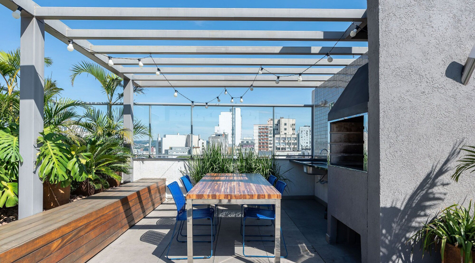 Outdoor dining, Studio in Historic Center Near Santa Casa Tco0612, Porto Alegre