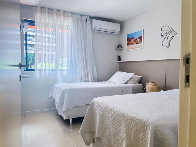 Room 2, Flat Moderno, 2 Quartos Dentro de Hotel Famoso, Fortaleza