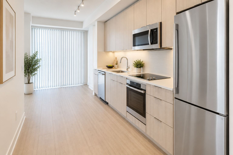 Private kitchen, Five Oak Hotel, Toronto