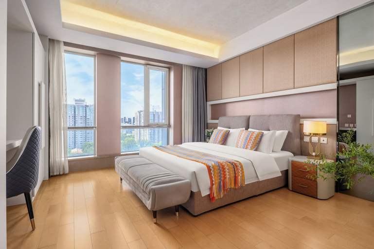 Bedroom 2, Sanlitun Xin Xiang Ya Yuan Apartment, Beijing