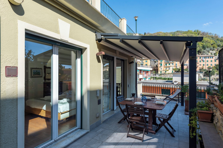 Terrace/patio 2, The Blue Window Apartment In Bogliasco, Genova