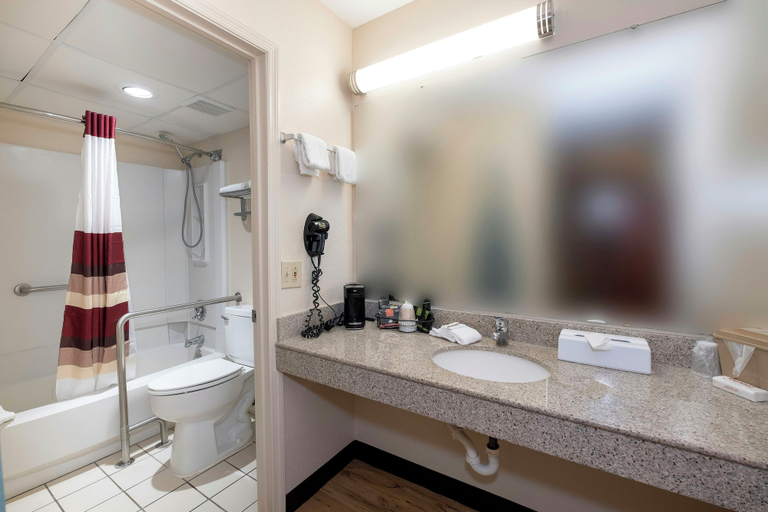 Bathroom 5, Red Roof Inn Dothan, Houston