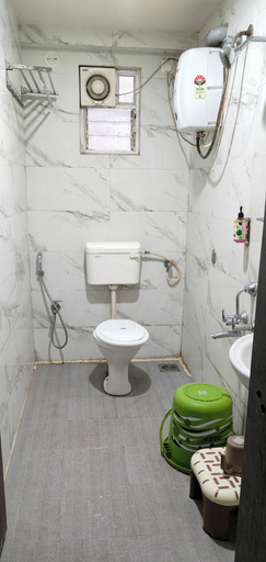 Bathroom 3, New Era Lodging, Pune