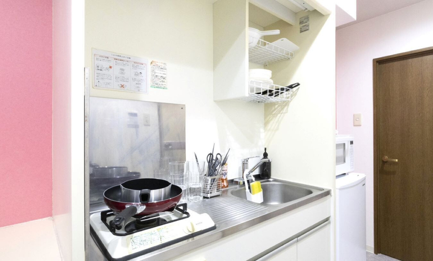 Private kitchen, Sleeplab the Stay Nishishinjuku Annex, Nakano City