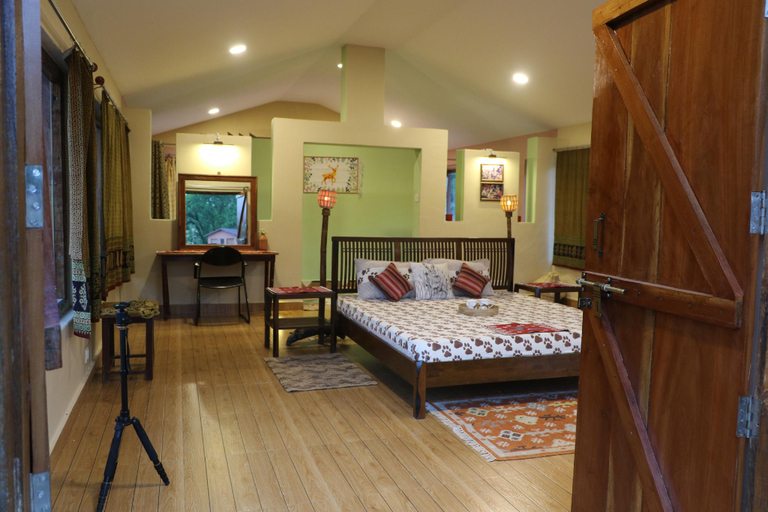 Bedroom, Atulya Kanchi Camp Bandhavgarh National Park India, Umaria