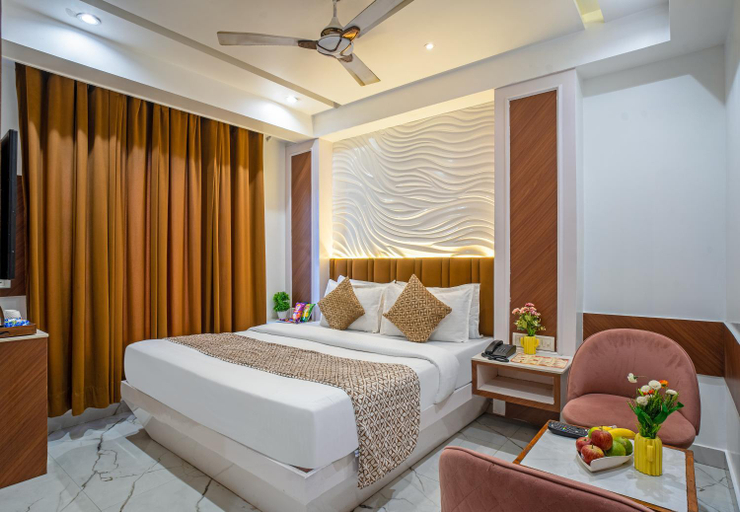 Bedroom 2, Hotel De Cruise - New Delhi Railway Station, Delhi