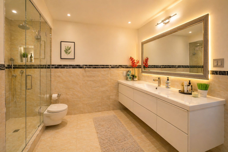 Bathroom 2, Spacious Villa in Scarborough, Toronto