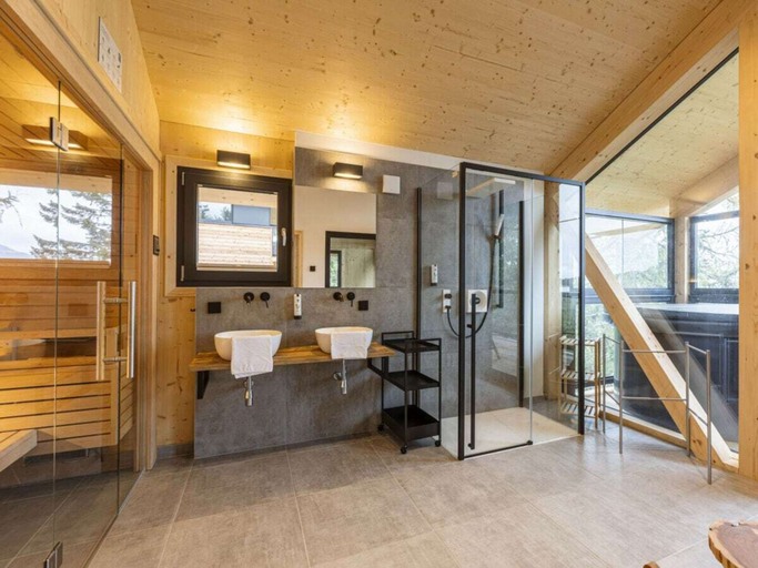 Bathroom 5, Superior Chalet # 21 With Sauna & Hot Tub, Murau