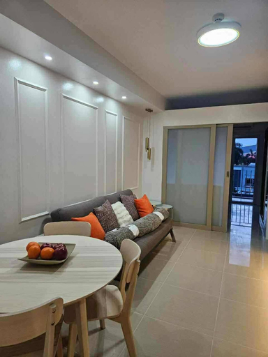 Living area 4, Cozy Scandi-inspired Condo With Balcony Facing Mall of Asia and Ikea, Pasay City
