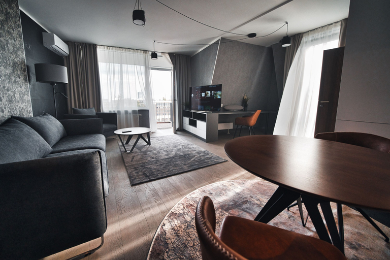 Living area 2, Park Alley Apartments with Private Parking, Riga