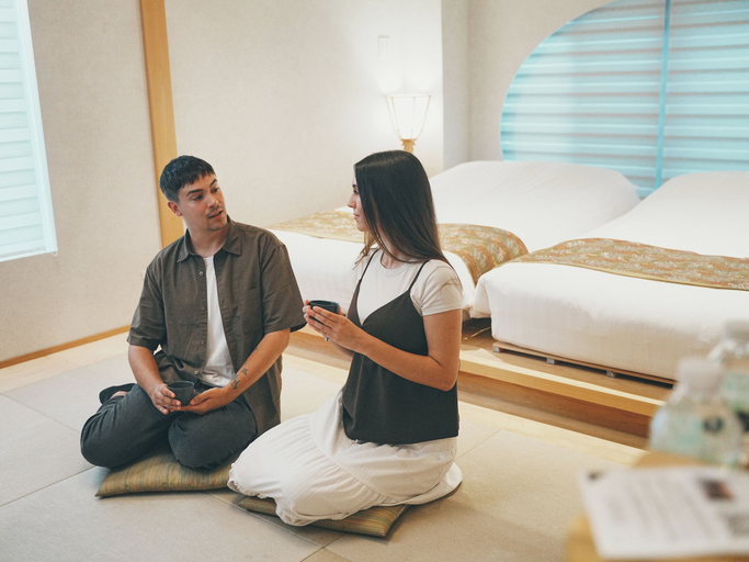 Bedroom 2, moire hotel yoshiwara, Taitō
