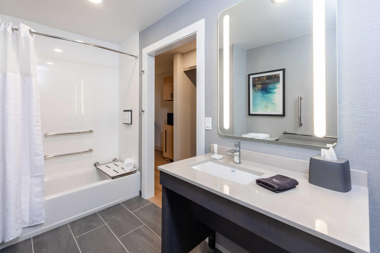 Bathroom 3, Hyatt House Portland Airport, Multnomah