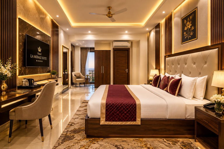 Bedroom 2, Hotel La Mirage Noida, Gautam Buddha Nagar