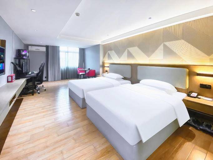 Bedroom 2, Borrman Hotel Heyuan Wanlvhu Railway Station, Heyuan