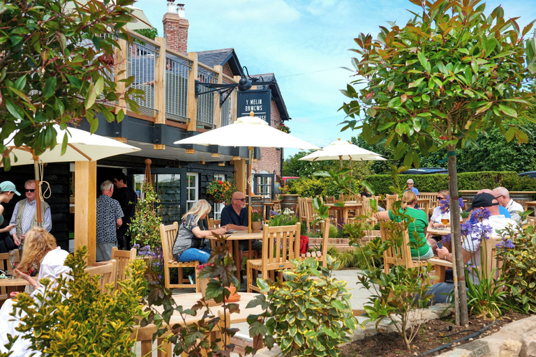 Outdoor dining 2, Brookhouse Mill, Denbighshire