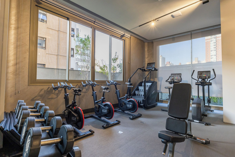 Fitness facility 2, StayHome Pinheiros - Pool & Balcony, São Paulo