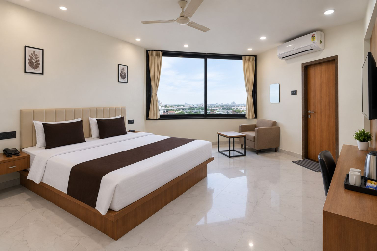 Room 5, Hotel Prayag Inn, Aurangabad