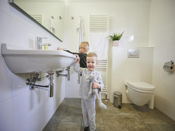 Bathroom 4, Farmhouse in Limburg with Subtropical Pool, Roggel en Neer