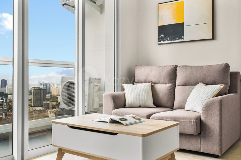 Living area, Saira by Kozystay - Menteng, Central Jakarta