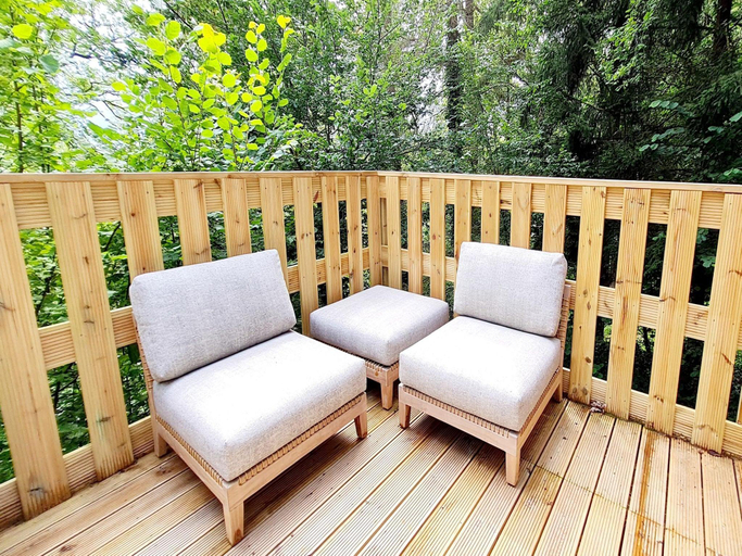 Balcony/terrace 5, Cozy Woodland Chalet near Durbuy, Luxembourg