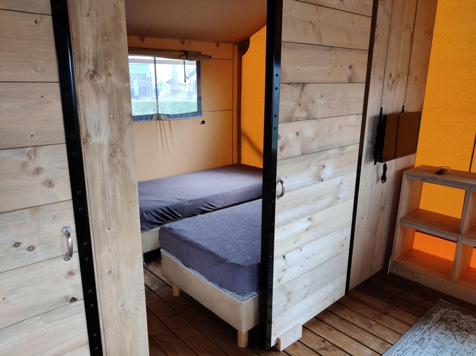 Bedroom 3, Forest-Edge Glamping Tent, Noordoostpolder