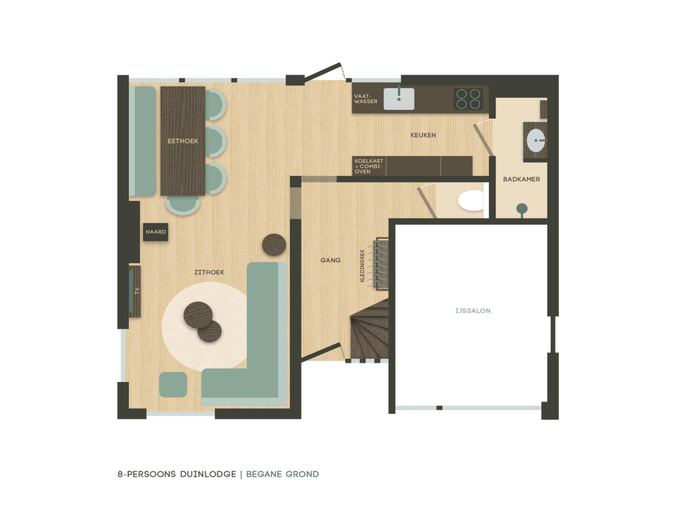 Floor plans 4, Schoorl Villa With Fireplace, Bergen