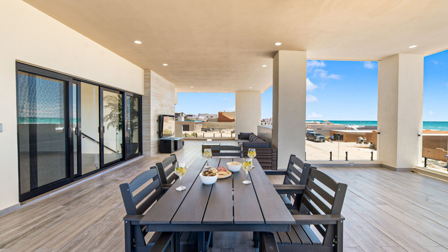 Outdoor dining 2, Casa Rubi - 5 Bedroom Home on the Beach, Puerto Peñasco