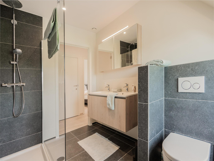 Bathroom, Chic Villa in Comines-Warneton with Garden, Hainaut