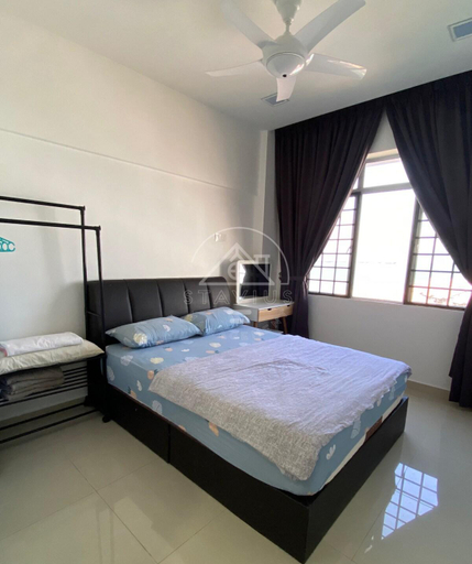Bedroom, Cozy Apartment 2BR 5pax Glory Beach Resort, Port Dickson