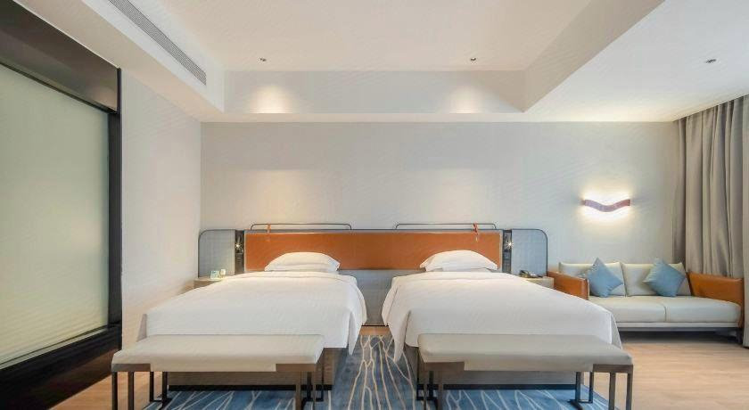 Bedroom 2, Echarm Hotel Fangchenggang Administration Center High-speed Railway Station, Fangchenggang