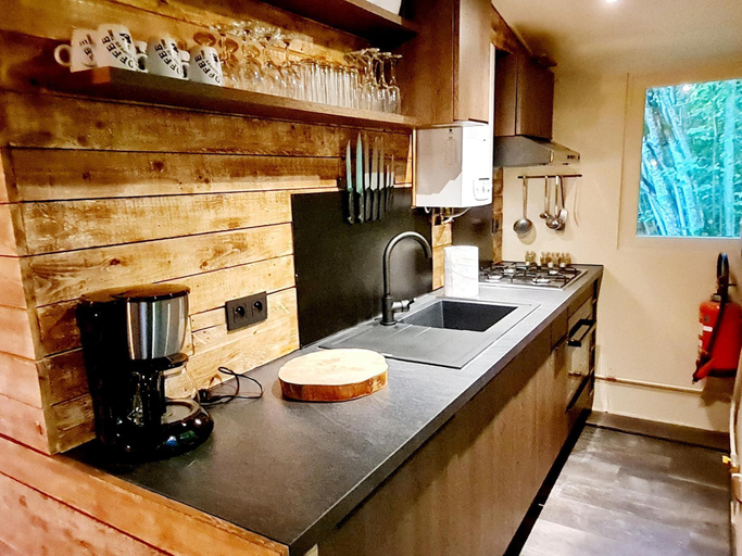 Kitchen 4, Elegant Chalet Getaway in Ardennes, Luxembourg