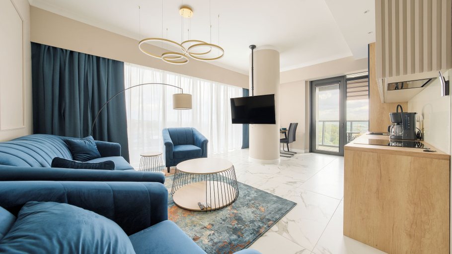 Living area 4, Apartamenty Sun & Snow Hanza Tower, Szczecin